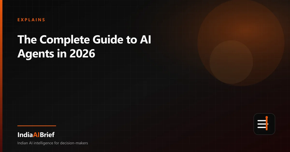Editorial graphic for The Complete Guide to AI Agents in 2026